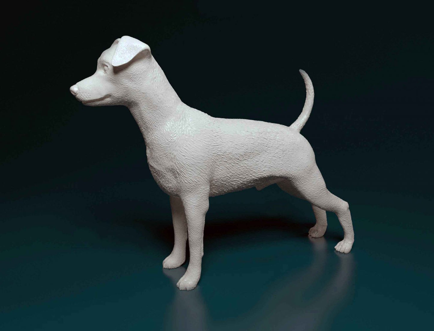 Minature Pinscher artist resin - white resin ready to prep / paint ALL SCALES