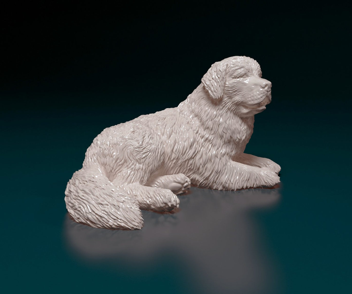 Newfoundland artist resin - white resin ready to prep / paint ALL SCALES