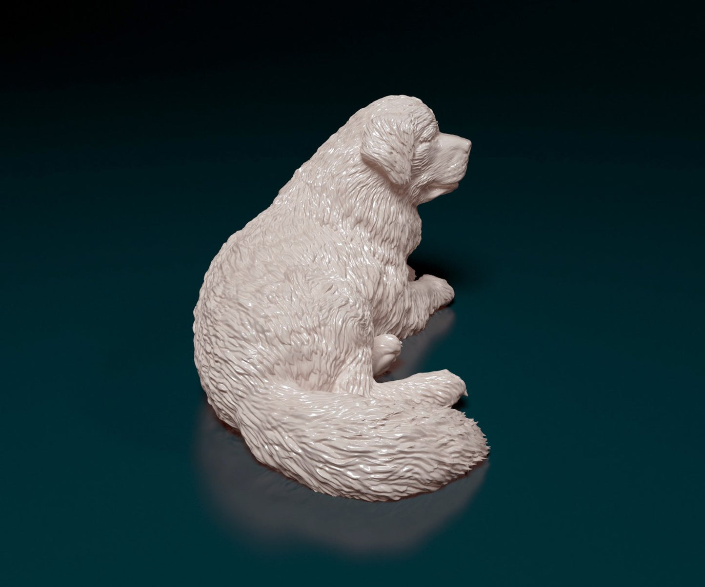 Newfoundland artist resin - white resin ready to prep / paint ALL SCALES