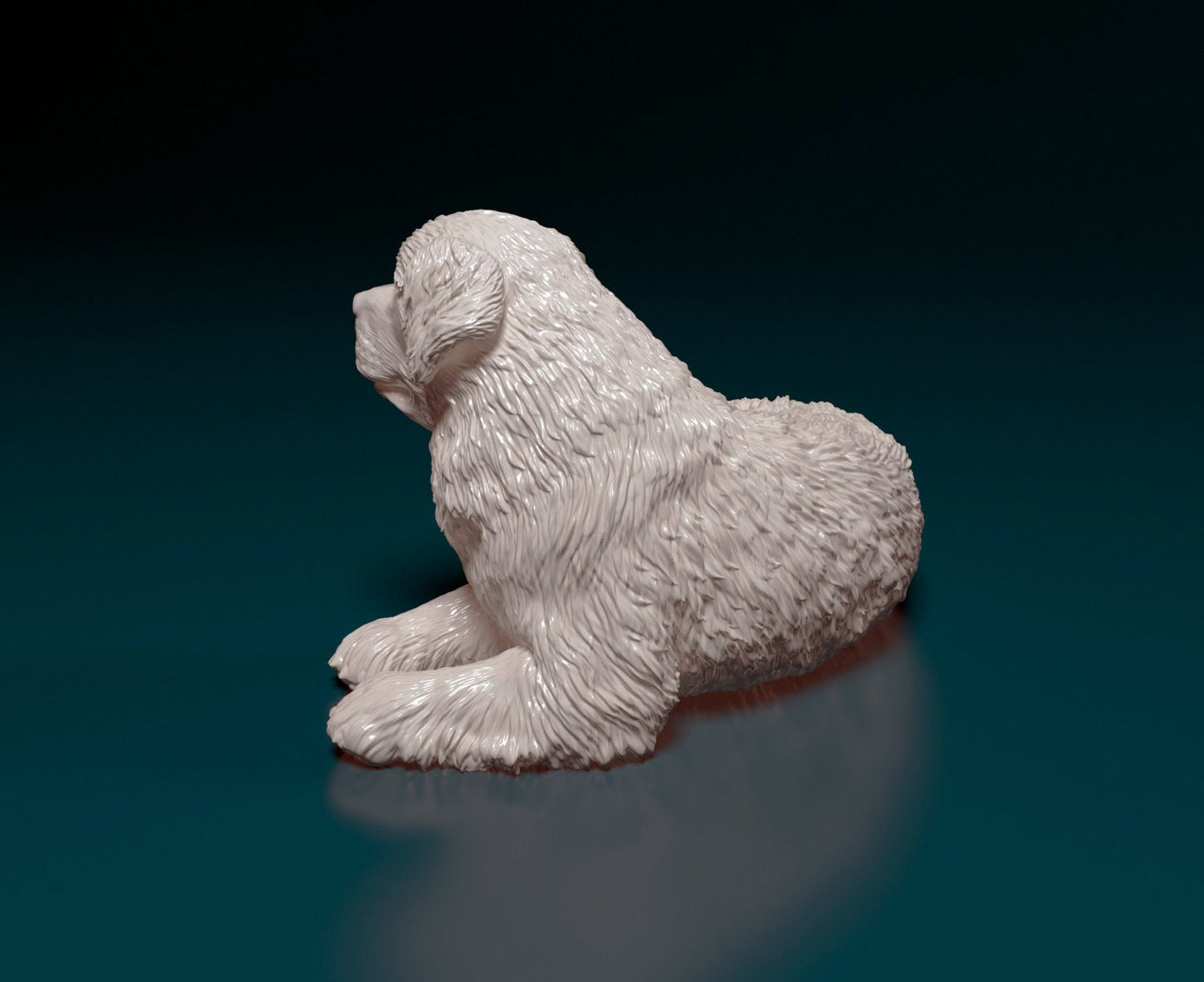 Newfoundland artist resin - white resin ready to prep / paint ALL SCALES
