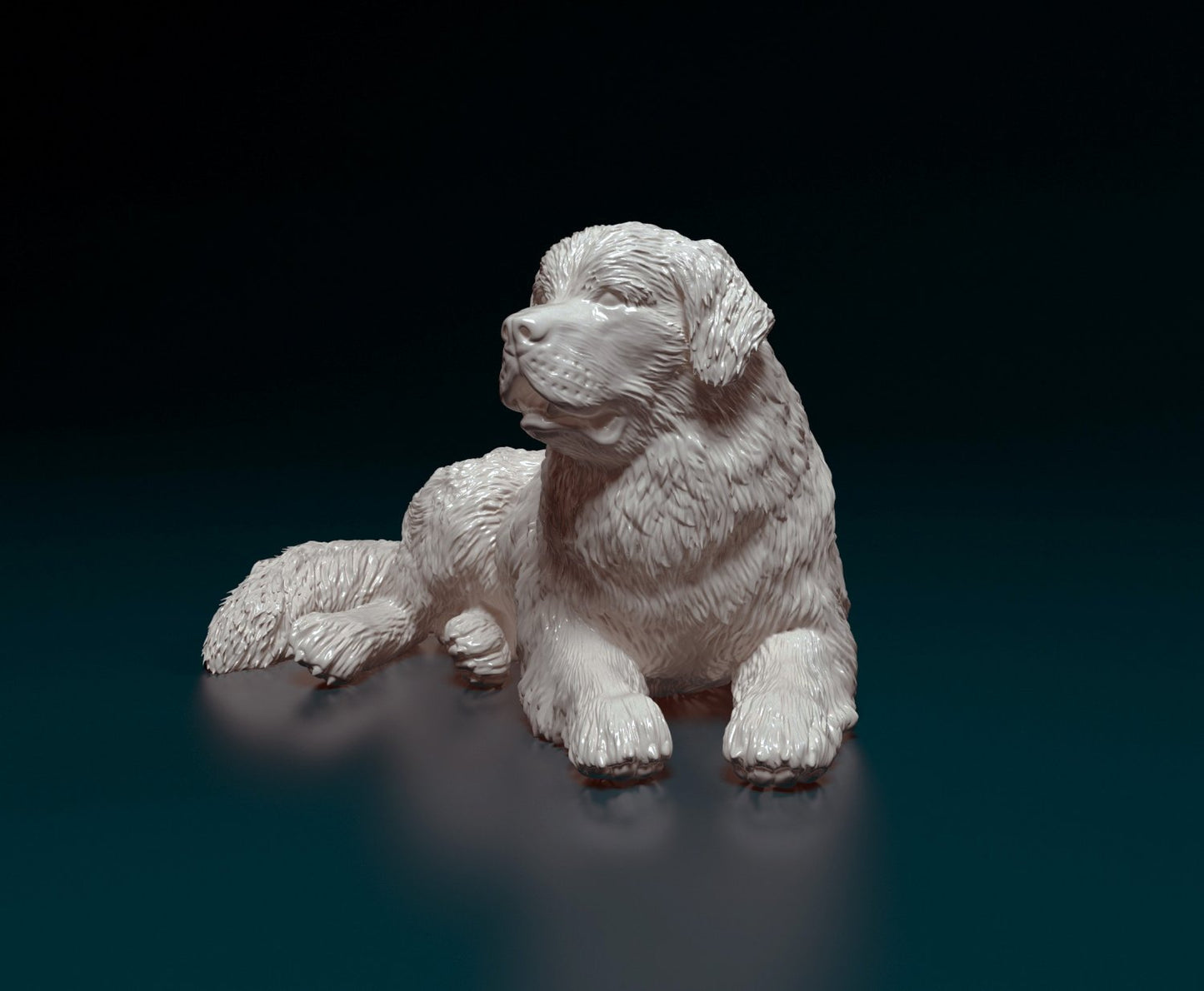 Newfoundland artist resin - white resin ready to prep / paint ALL SCALES