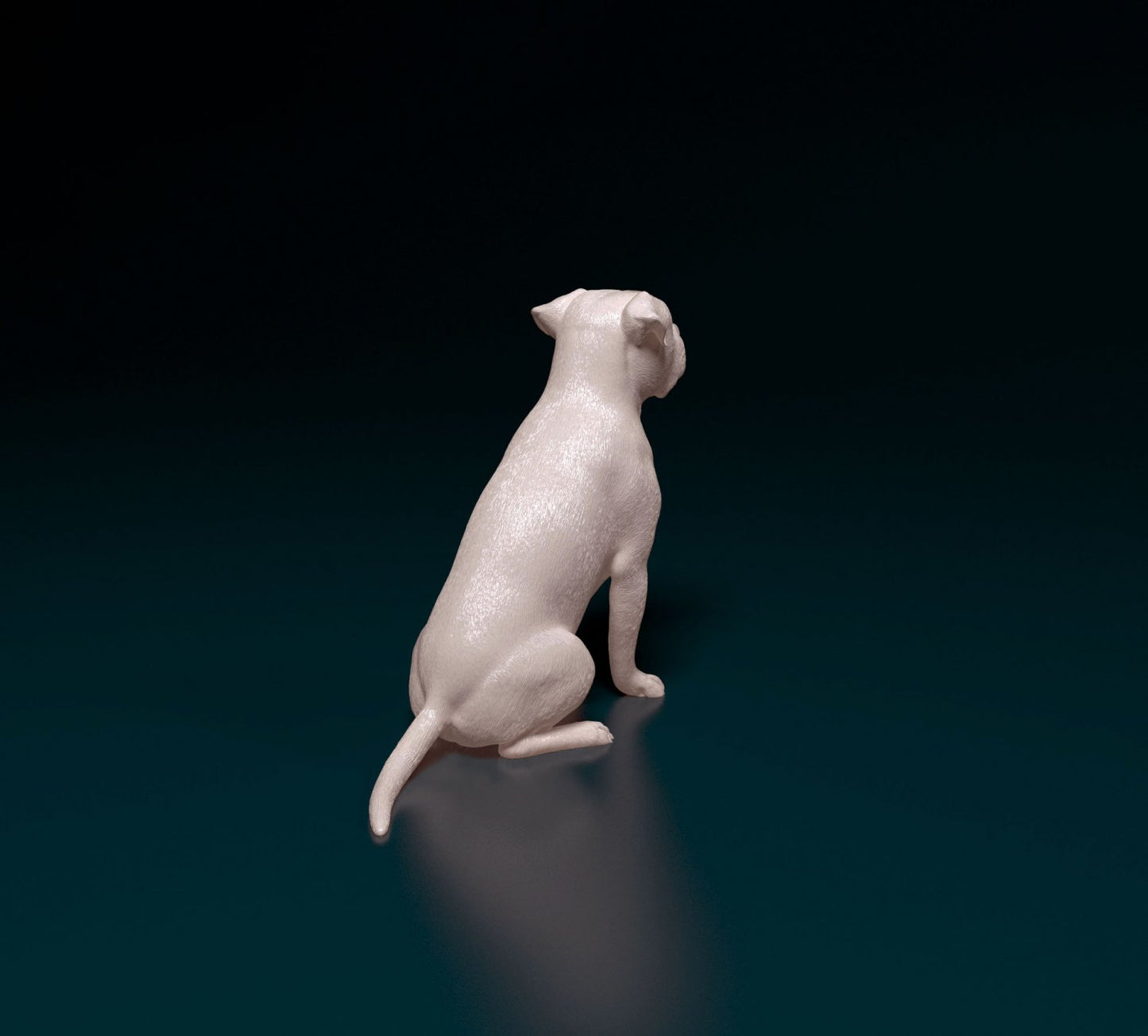 Pit bull artist resin - white resin ready to prep / paint ALL SCALES