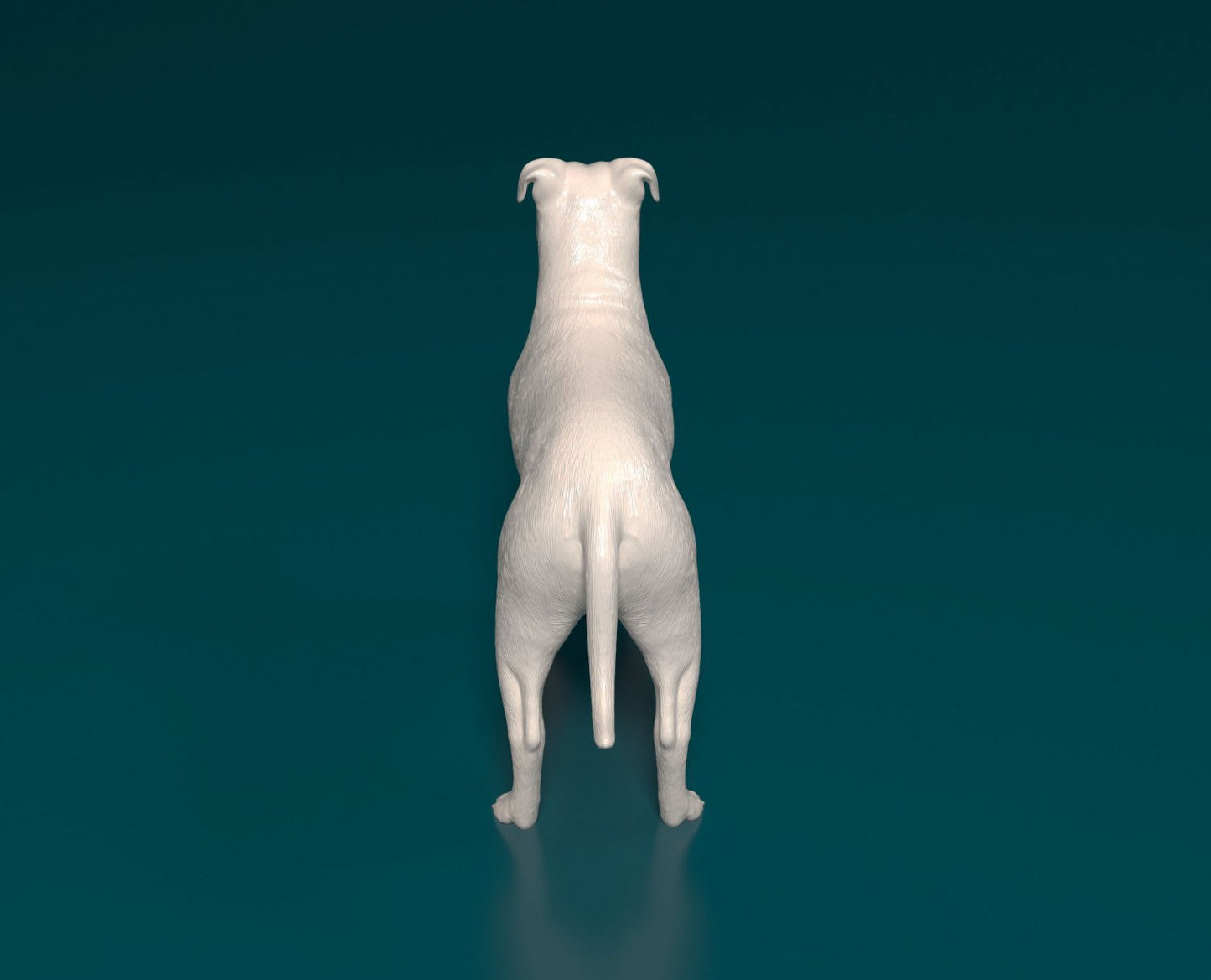Pit bull artist resin - white resin ready to prep / paint ALL SCALES