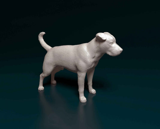 Pit bull artist resin - white resin ready to prep / paint ALL SCALES