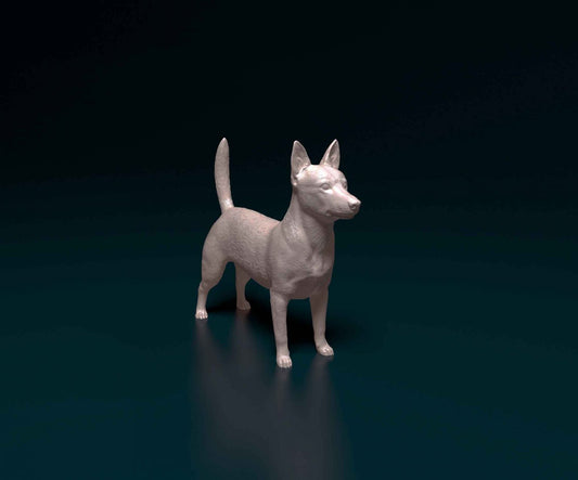 Portugese podengo artist resin - white resin ready to prep / paint ALL SCALES