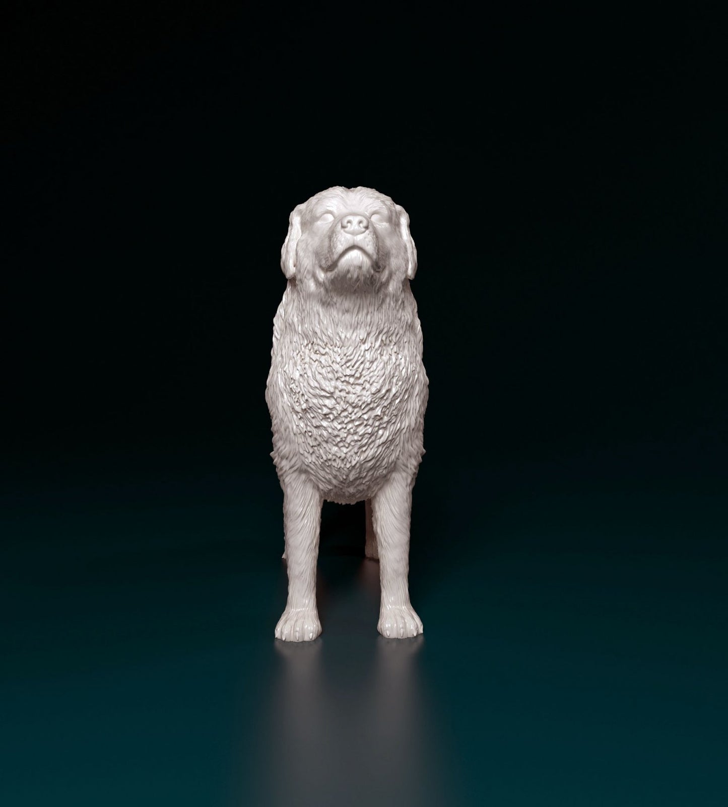 Pyr mountain dog artist resin - white resin ready to prep / paint ALL SCALES