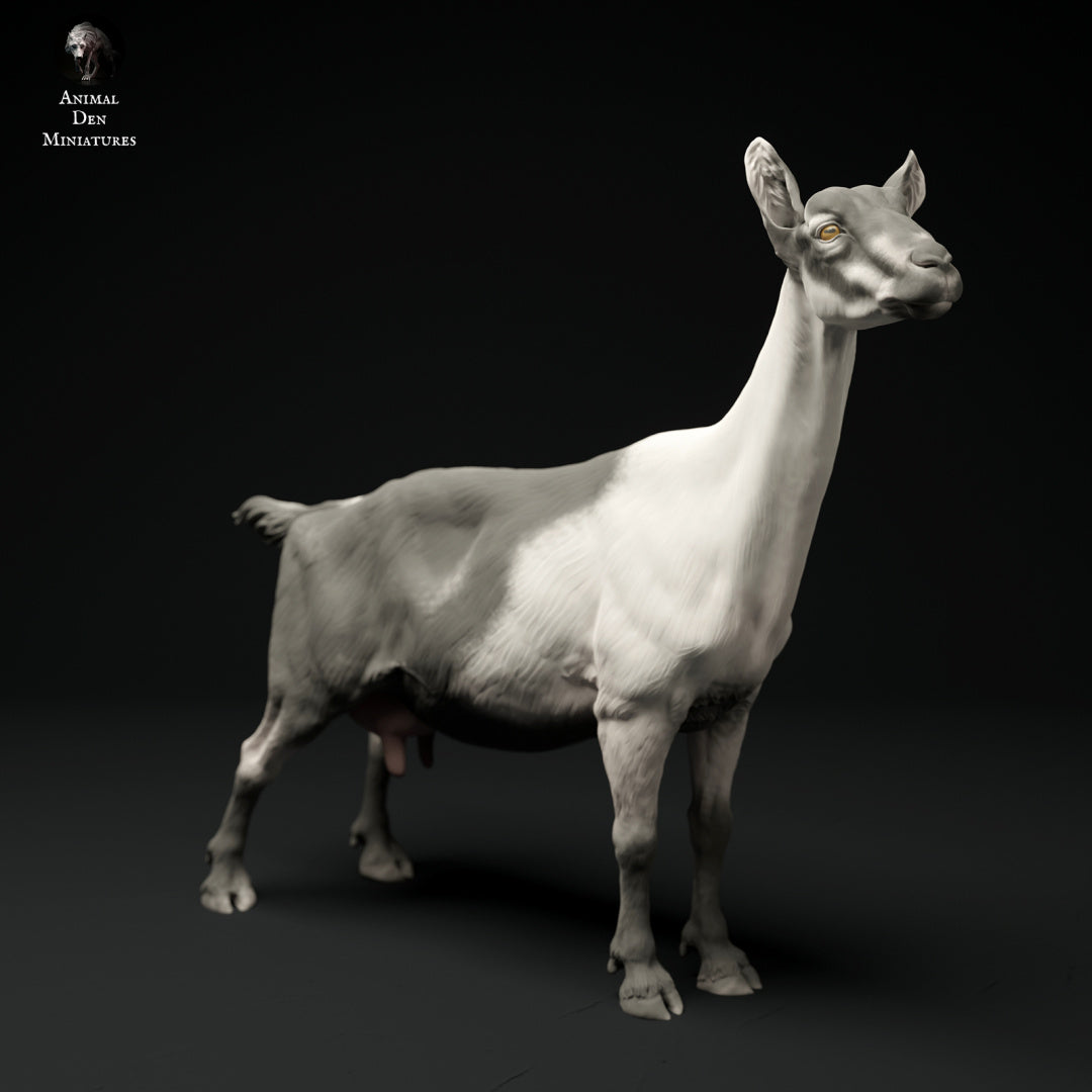 Alpine goat artist resin - white resin ready to prep / paint ALL SCALES