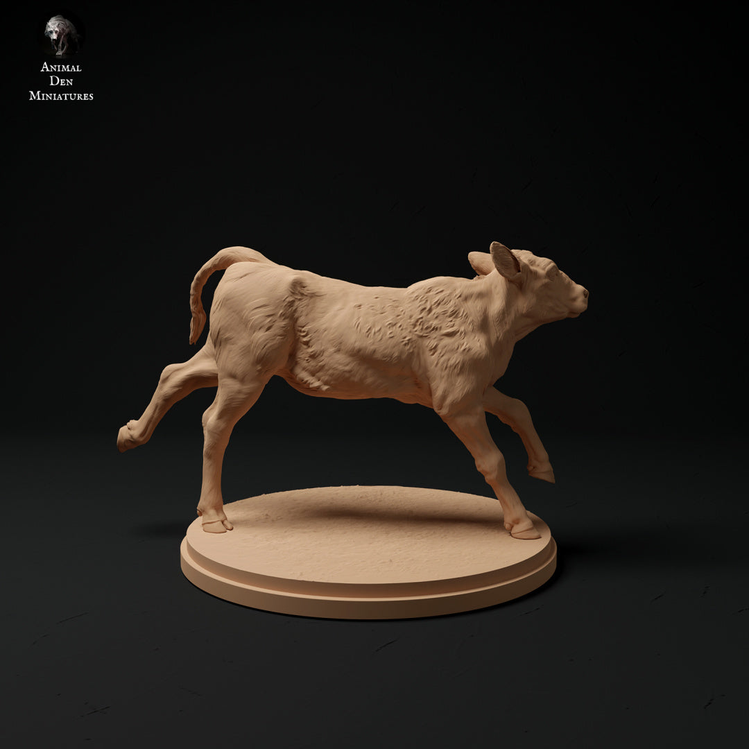 Red devon calf artist resin - white resin ready to prep / paint ALL SCALES