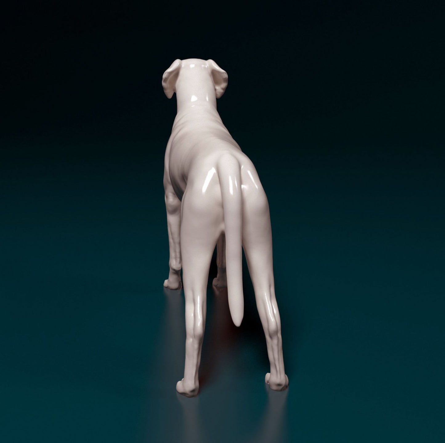 Rhodesian ridgeback dog artist resin - white resin ready to prep / paint ALL SCALES