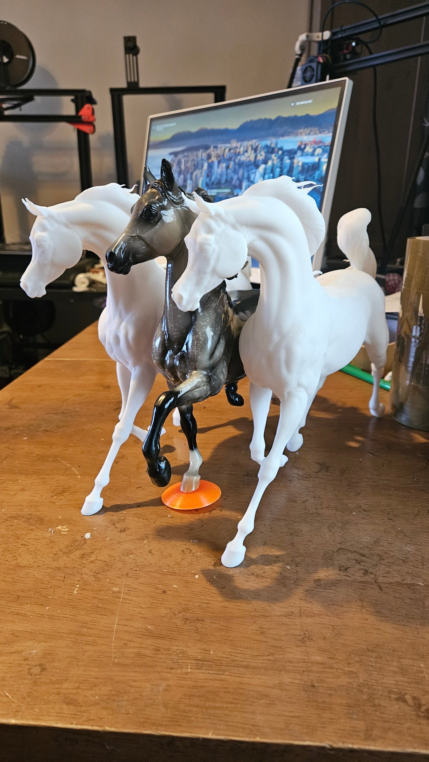 Rebellion - Prancing Arabian - white resin - ready to prep / paint - many options
