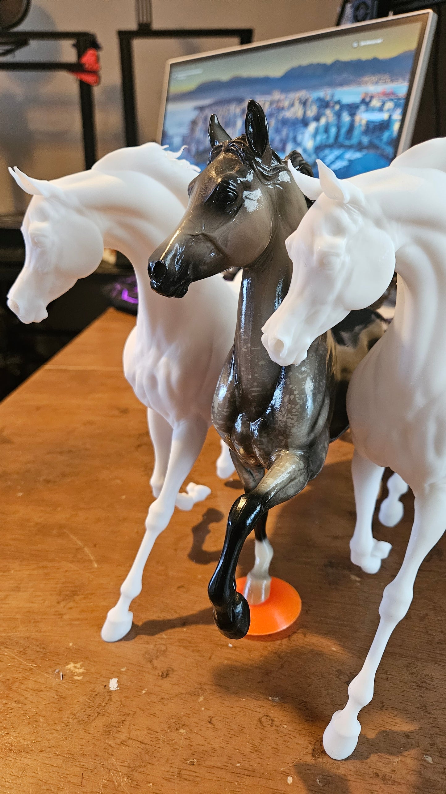 Rebellion - Prancing Arabian - white resin - ready to prep / paint - many options