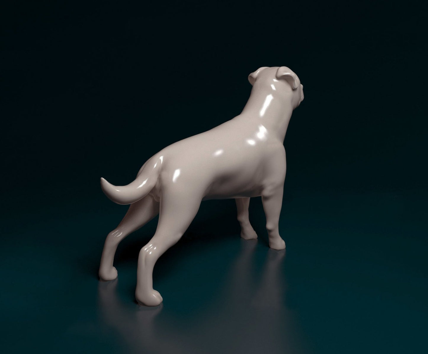 Rottweiler dog artist resin - white resin ready to prep / paint ALL SCALES