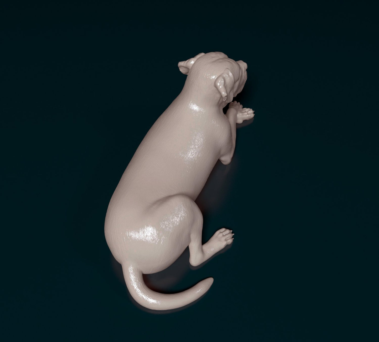 Scott aemrican bulldog dog artist resin - white resin ready to prep / paint ALL SCALES