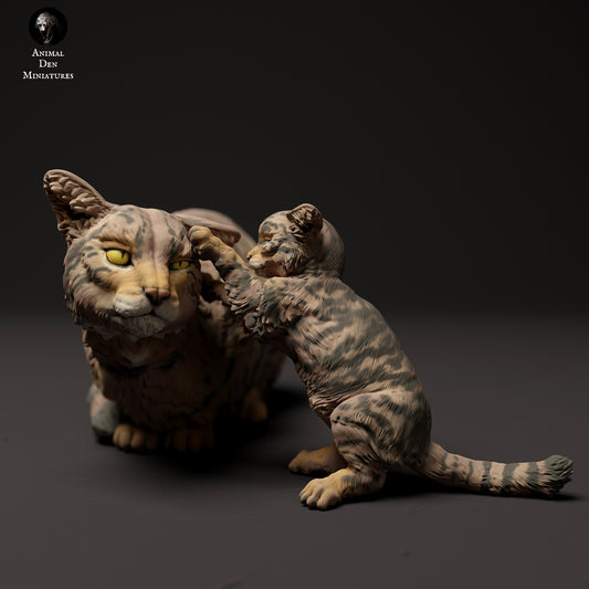 scottish wildcat - white resin - ready to prep / paint
