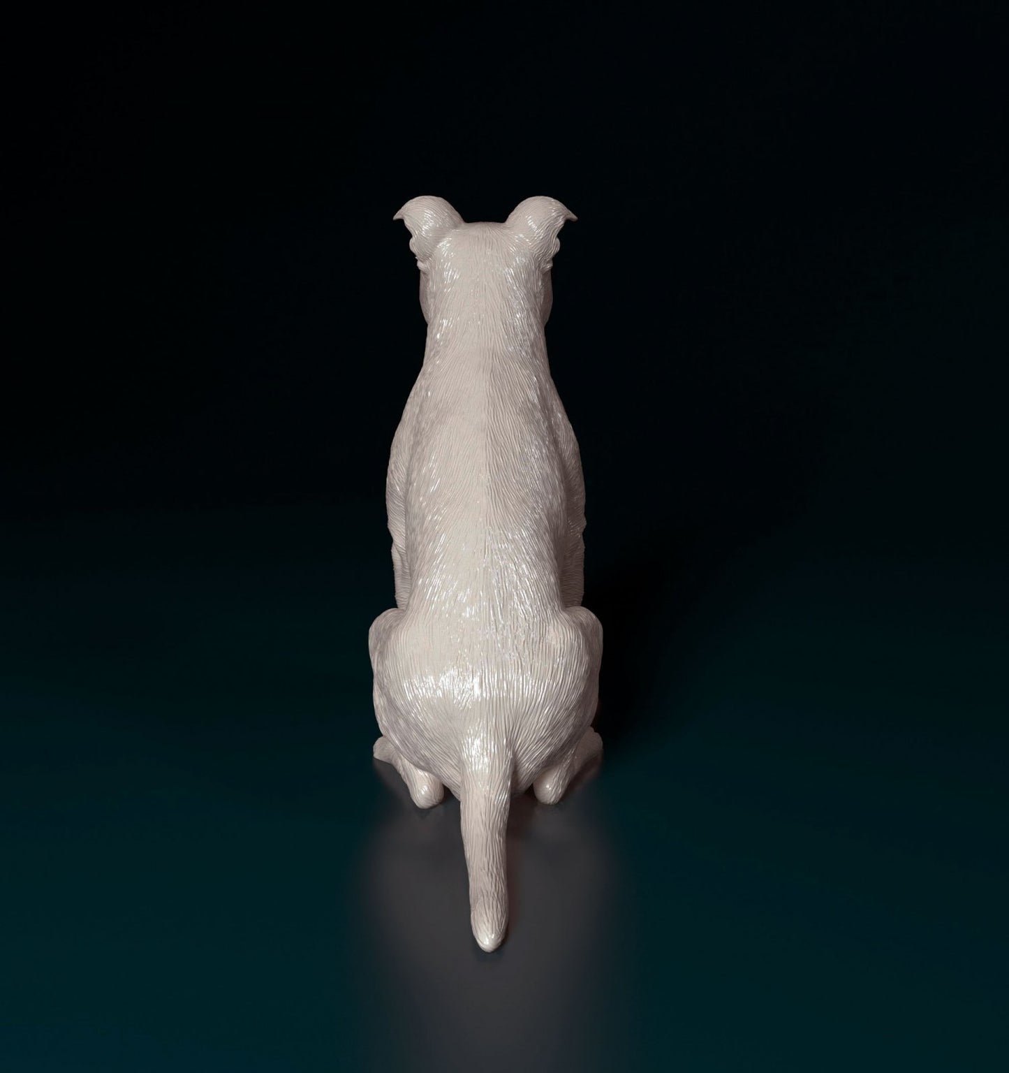 Staffordshire bull terrier dog artist resin - white resin ready to prep / paint ALL SCALES