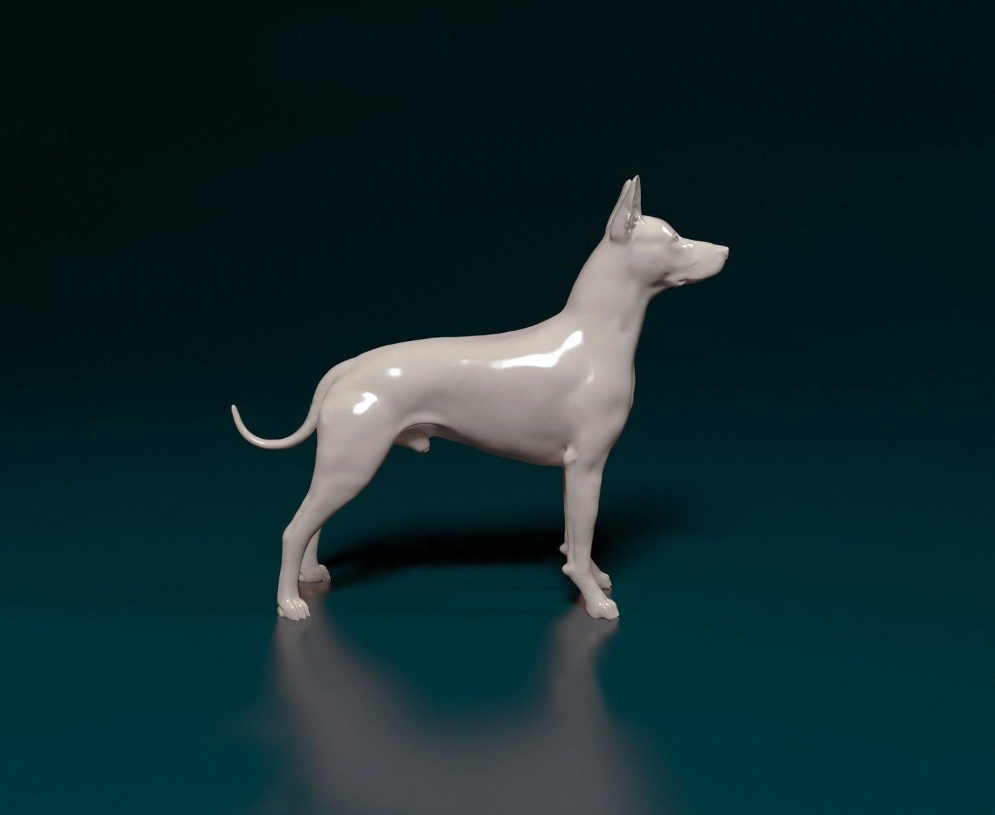 xoloitzcuintle artist resin - white resin ready to prep / paint ALL SCALES