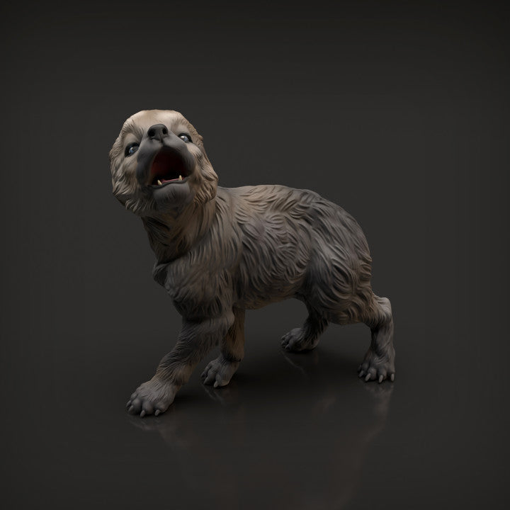 Wolf cub - White ready to paint