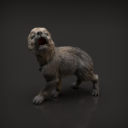 Wolf cub - White ready to paint