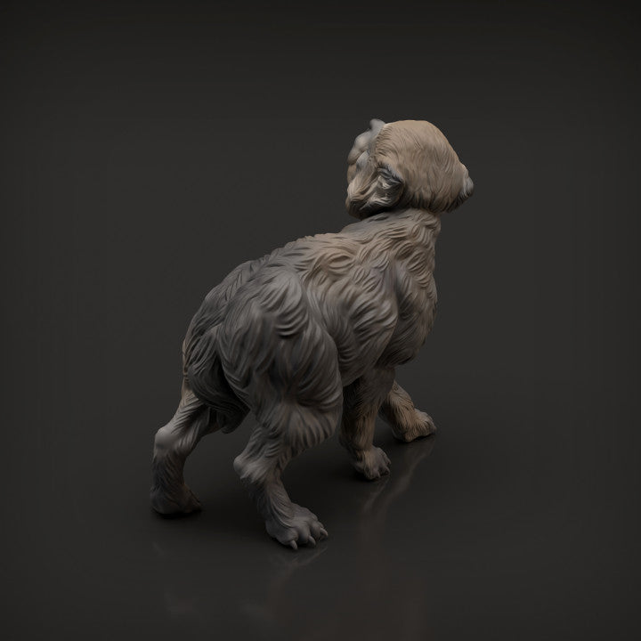 Wolf cub - White ready to paint