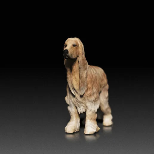 Afghan Hound - white ready to paint