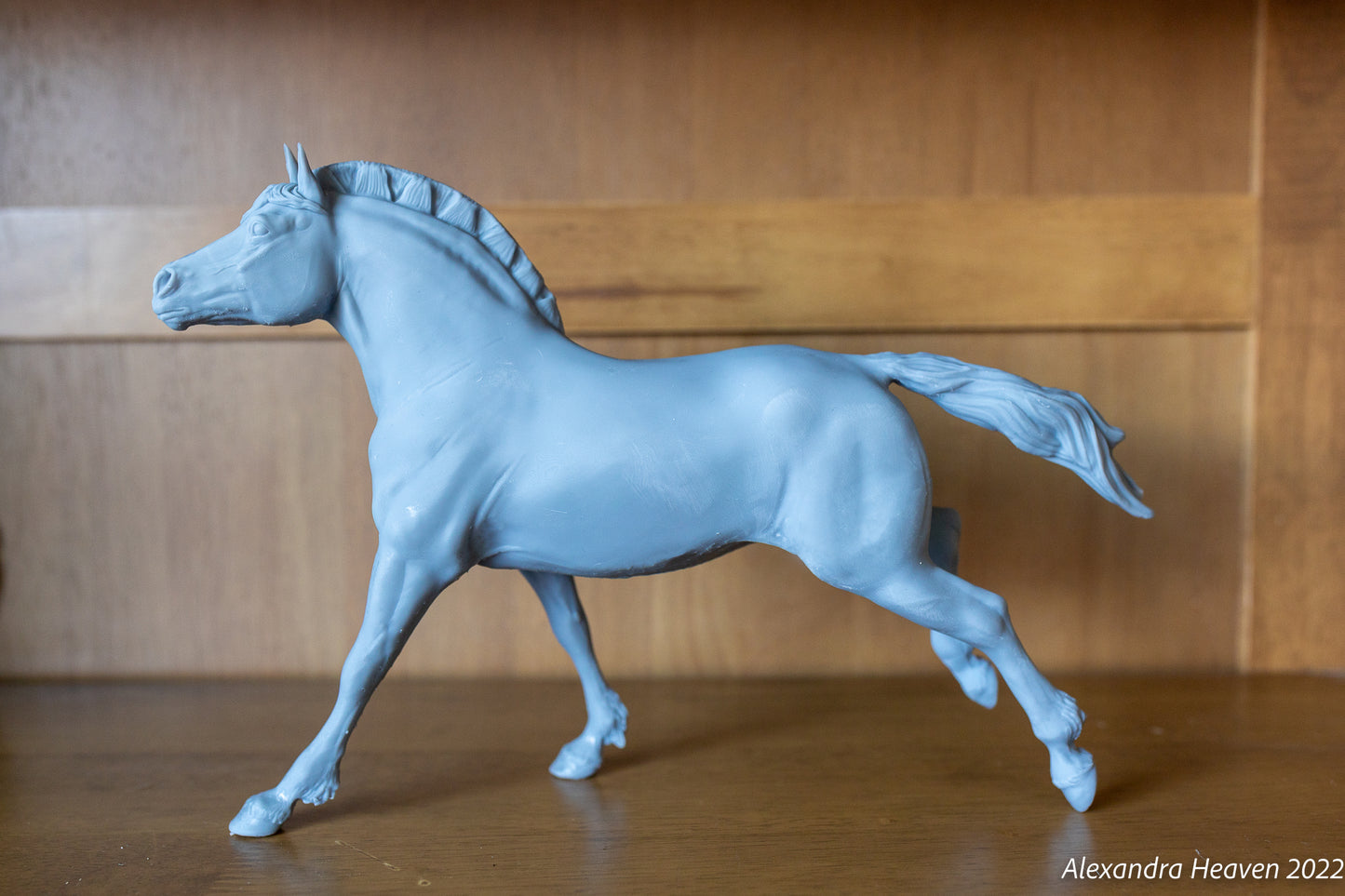 Catrina the cantering fjord mare - White resin ready to prep / paint  LTD EDITION - Pre - Order