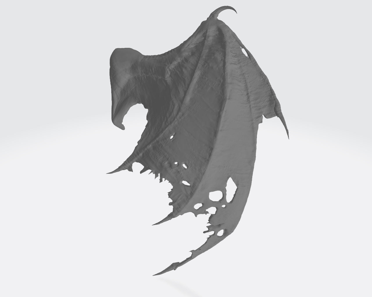 Bat Resin Wings for Model Horse Breyer / resin custom - White ready to Paint