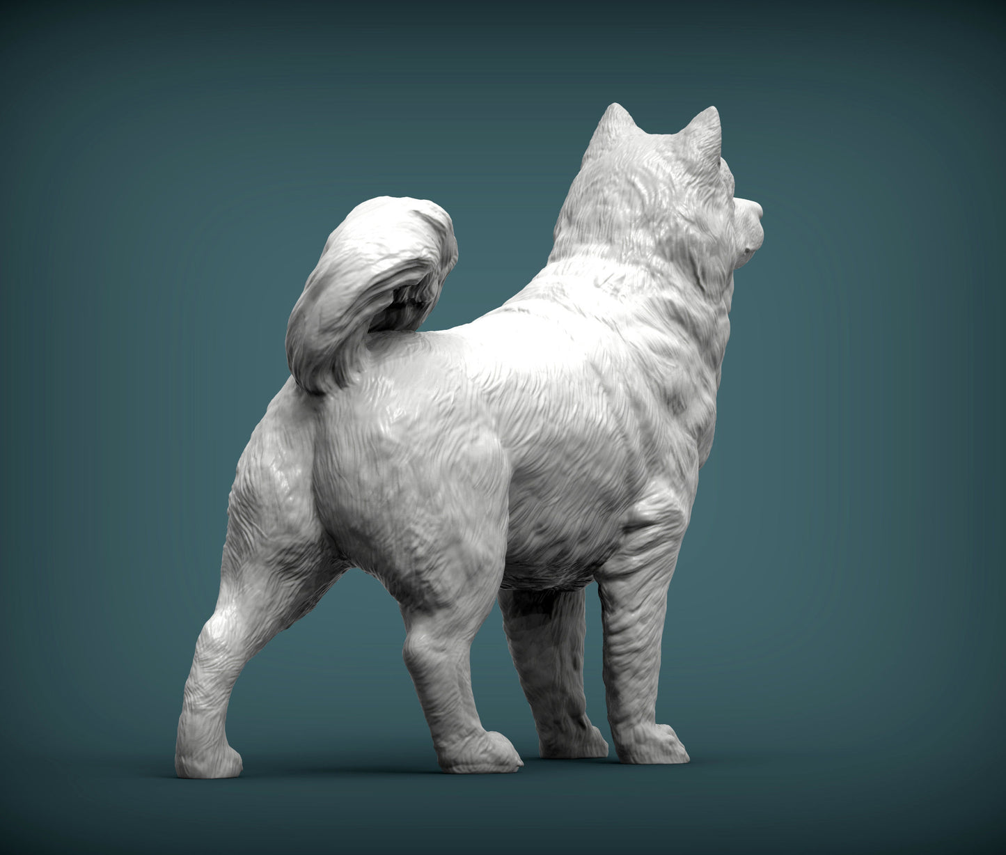 Malamute - white ready to paint