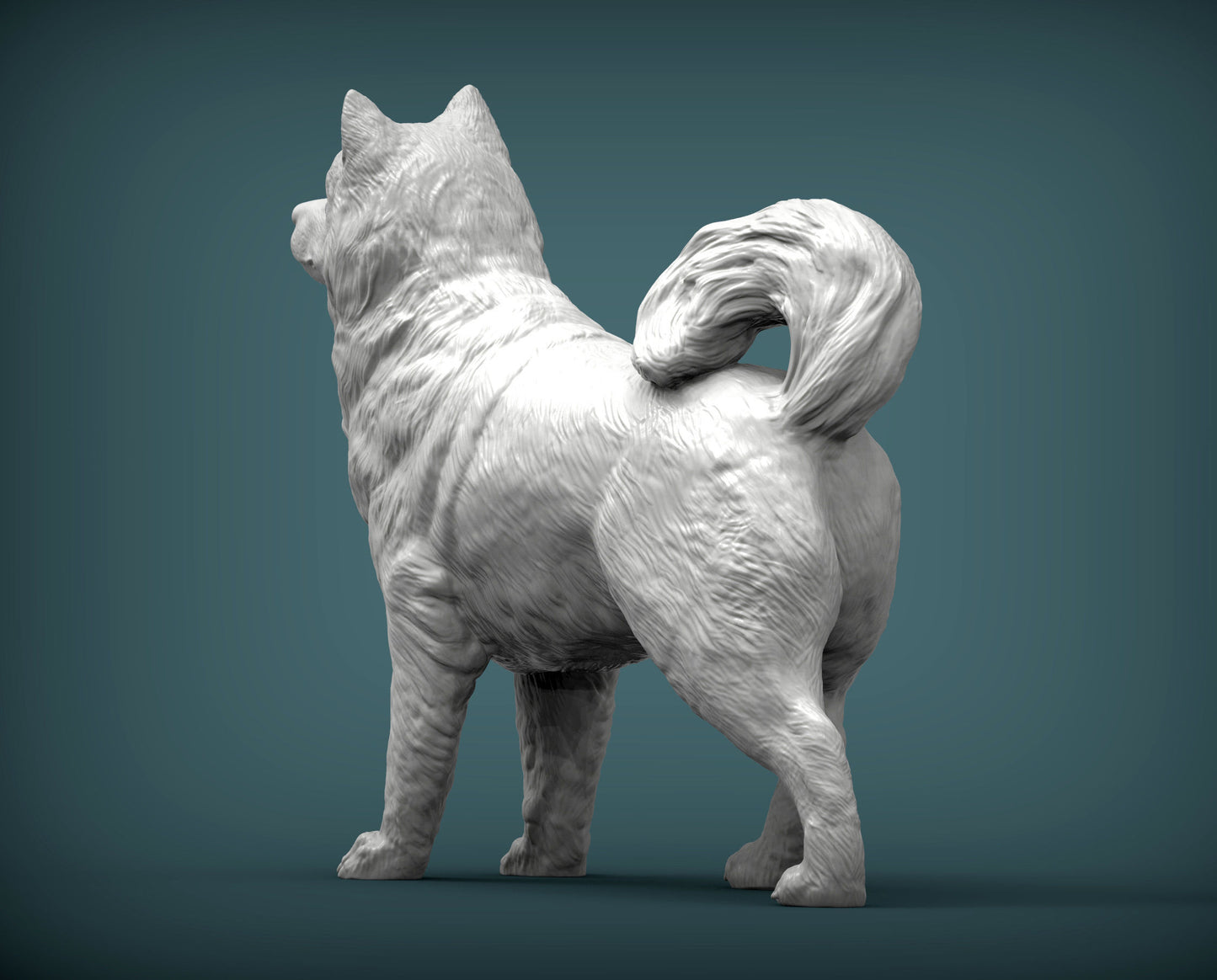 Malamute - white ready to paint