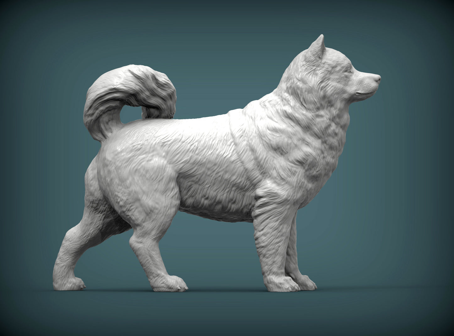 Malamute - white ready to paint