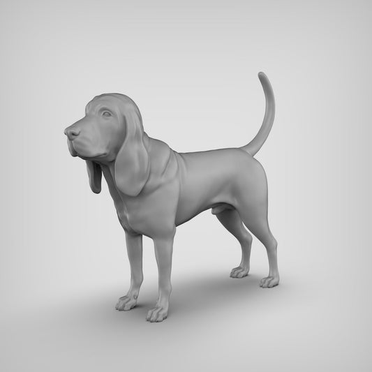 Bloodhound - white ready to paint