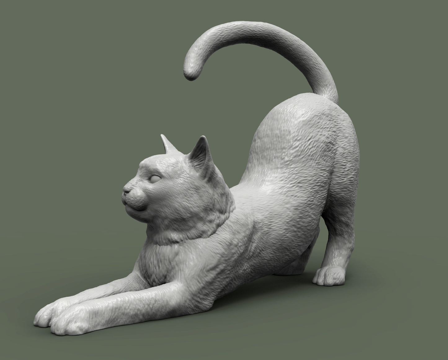 Cats - Many options - White resin ready to paint