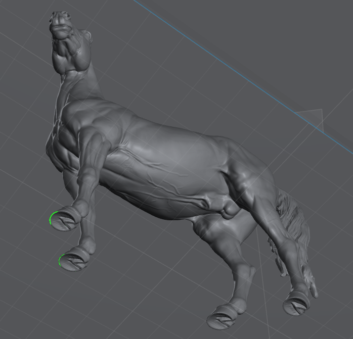 Traditional scale Grade horse / Cob - White resin ready to paint - Pre - Order - LTD TO 10 COPIES