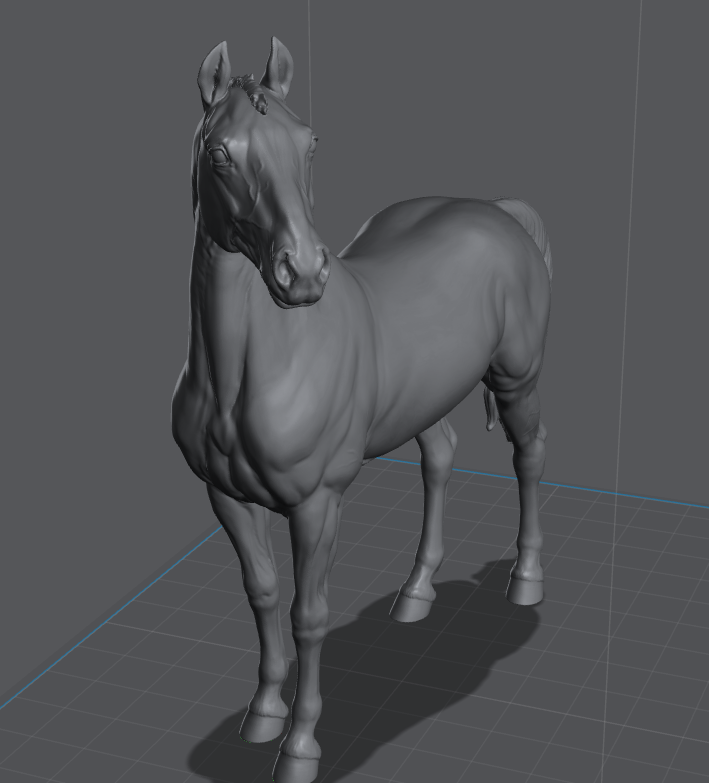 Traditional scale Grade horse / Cob - White resin ready to paint - Pre - Order - LTD TO 10 COPIES