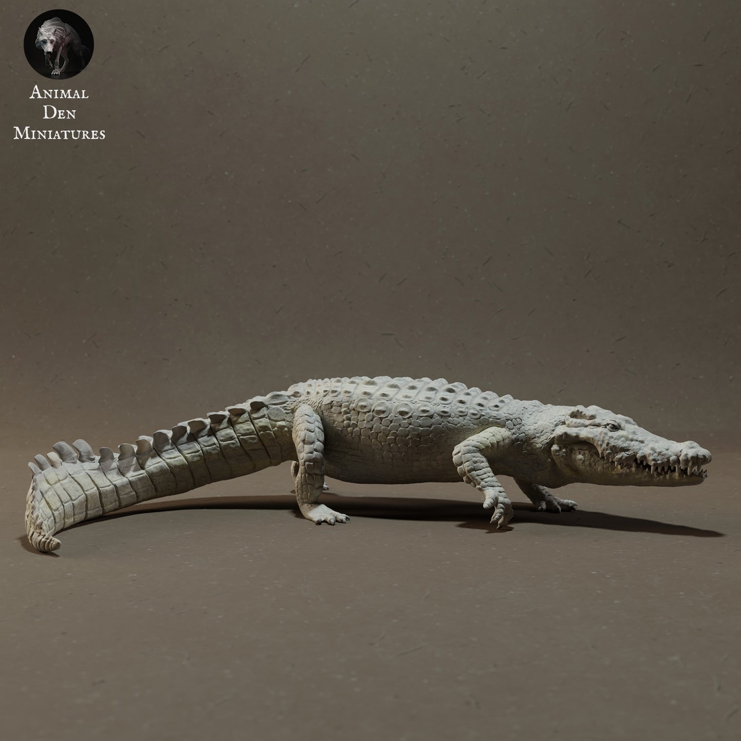 Nile crocodile - white ready to paint