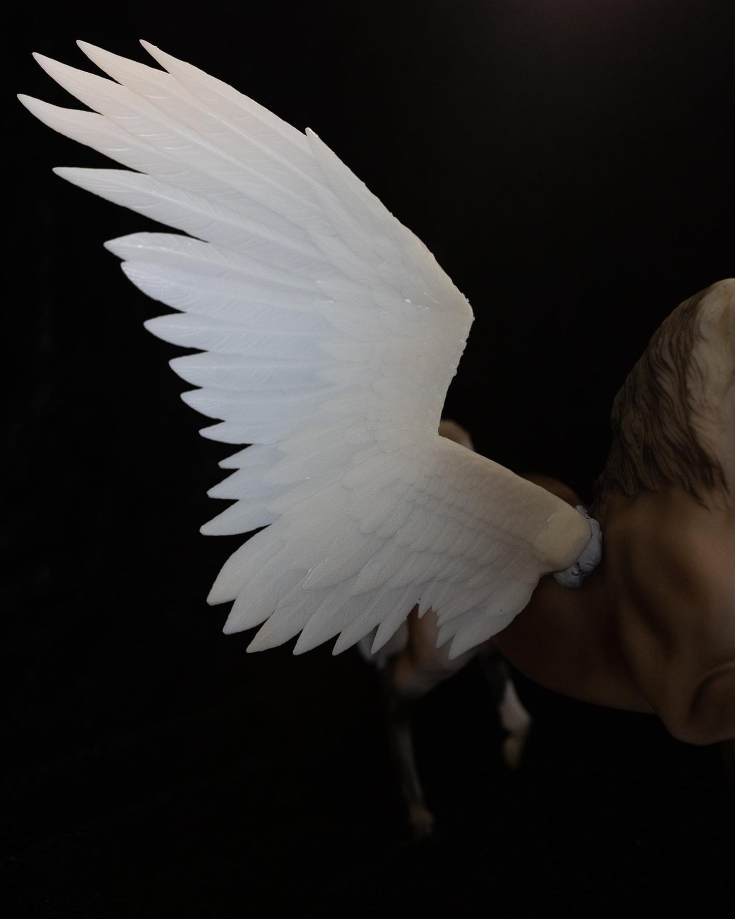 Angel Resin Wings for Model Horse Breyer / resin custom - White ready to Paint
