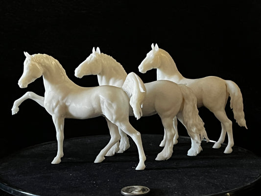 The three Amigos - White resin ready to paint