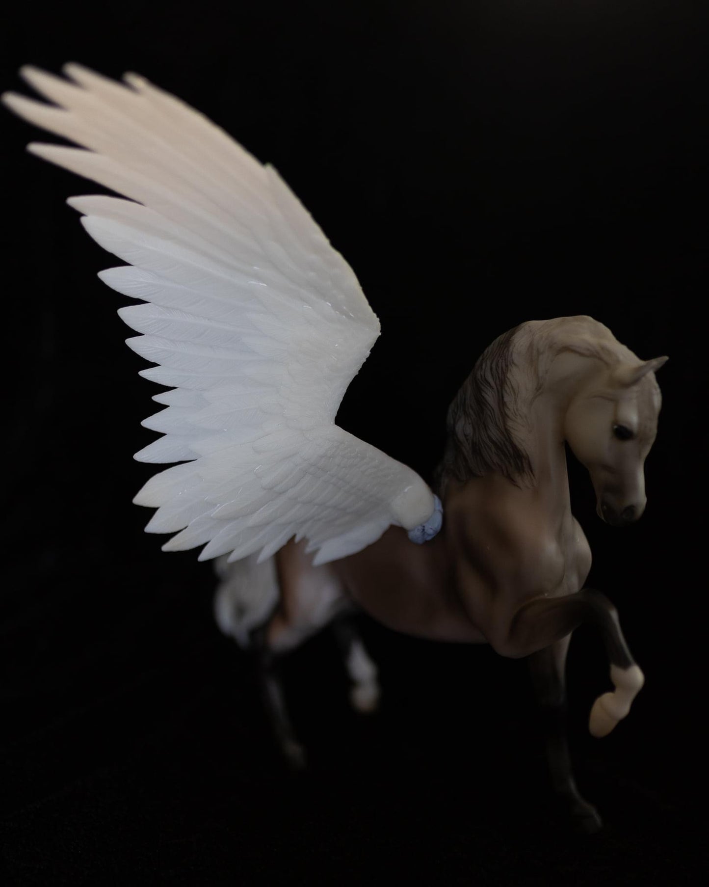 Angel Resin Wings for Model Horse Breyer / resin custom - White ready to Paint