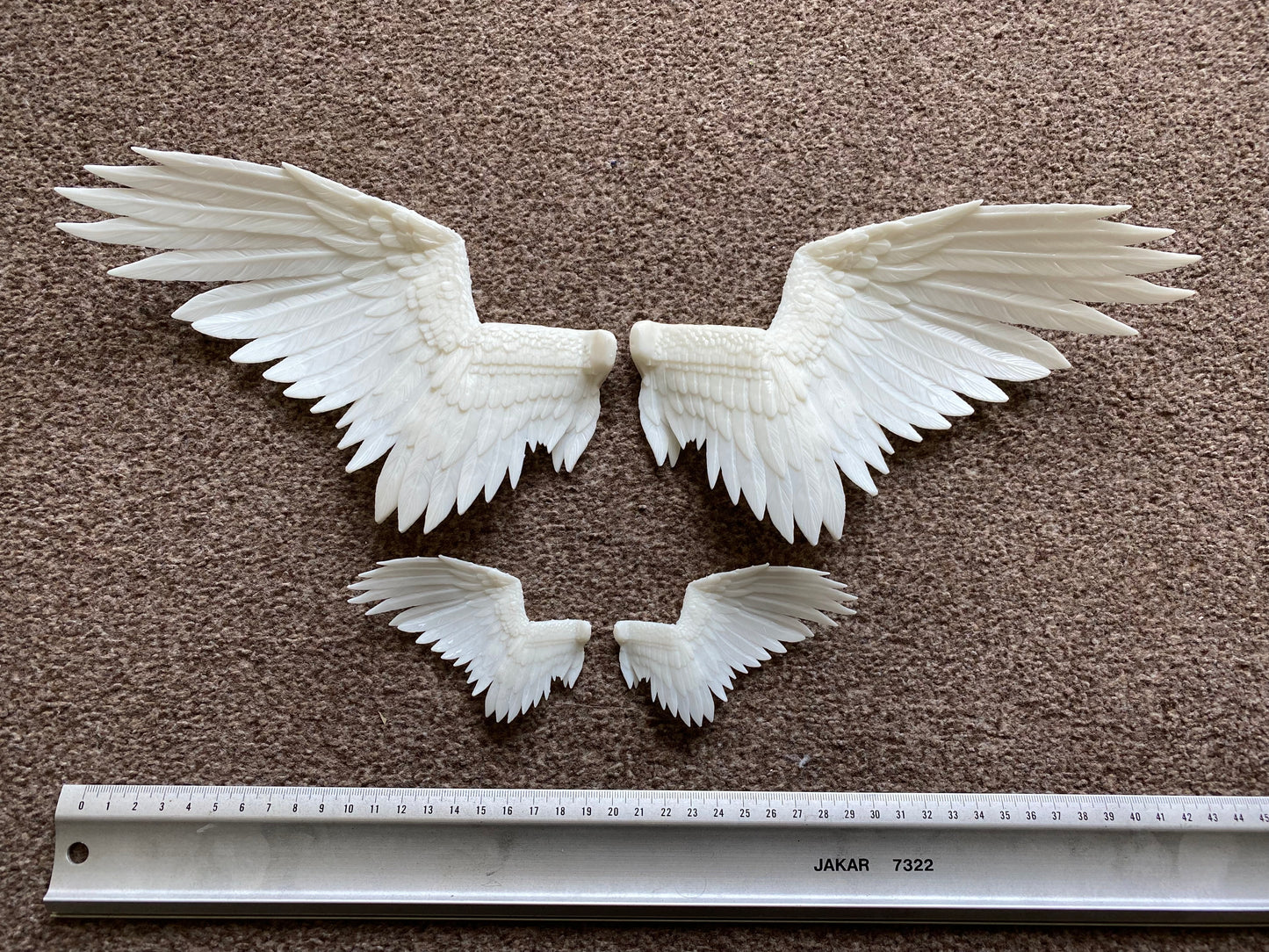 Angel Resin Wings for Model Horse Breyer / resin custom - White ready to Paint