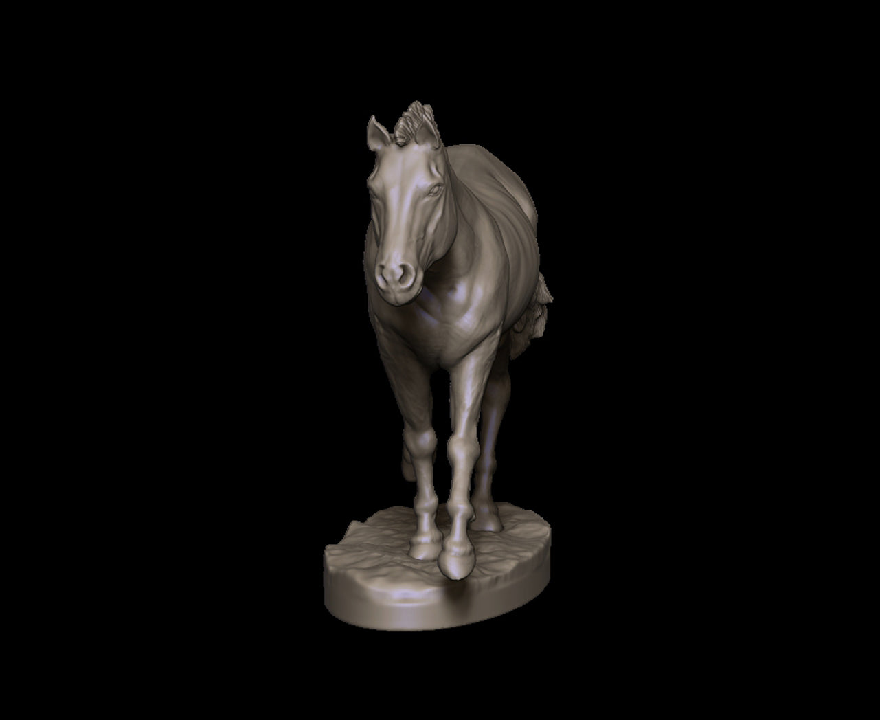 Prehistoric type pony 1/6 scale - White resin ready to prep / paint  LTD EDITION - Pre - Order