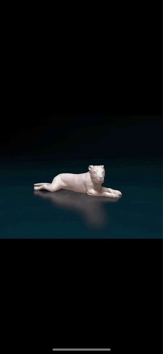 Pitbull - white ready to paint
