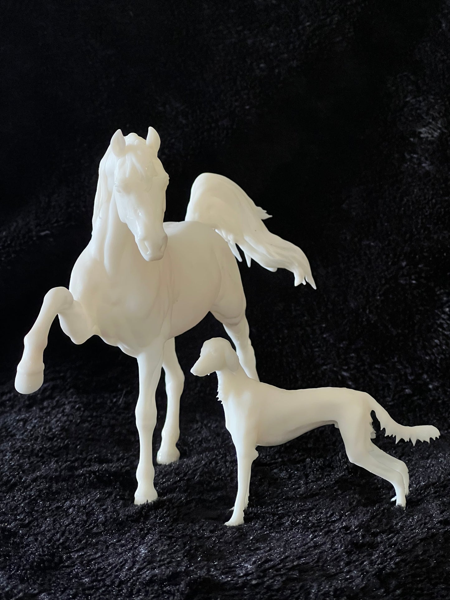Sassy Arabian stallion Firefly - White resin ready to prep / paint  LTD EDITION - Pre - Order