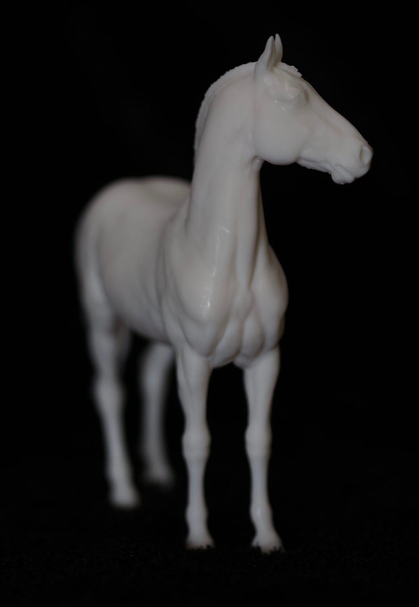 Classic scale Grade horse / Cob "Brutus" - White resin ready to paint - Pre - Order