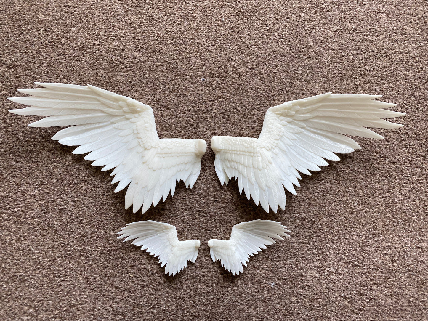 Angel Resin Wings for Model Horse Breyer / resin custom - White ready to Paint