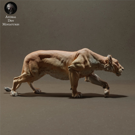 Lioness - white ready to paint