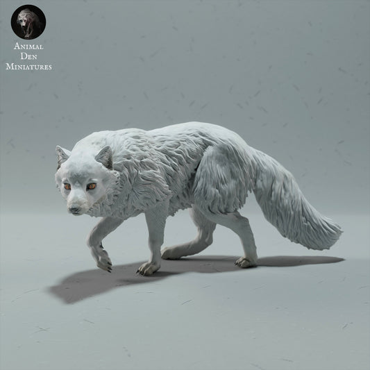 Arctic fox - white ready to paint