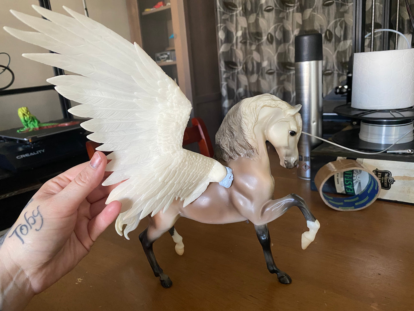 Angel Resin Wings for Model Horse Breyer / resin custom - White ready to Paint