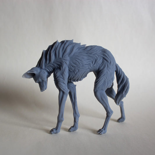 Maned wolf - Pre order white ready to paint