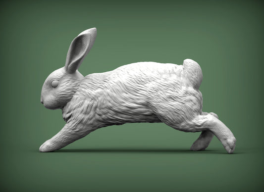 Rabbit - white ready to paint